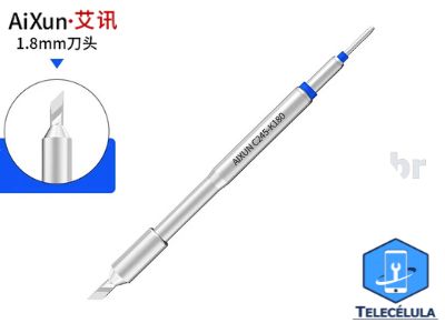 PONTA FACA COM RESISTNCIA AIXUN PARA FERRO DE SOLDA PADRO C245-K180